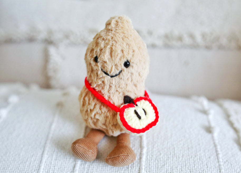 Apple Slice Crochet Crossbody Doll  Bag 🍎✨