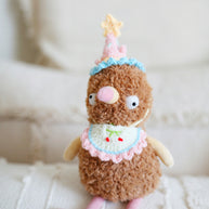Pastel Cherry Birthday Crochet Doll Outfit 🌸💛