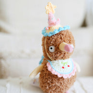 Pastel Cherry Birthday Crochet Doll Outfit 🌸💛