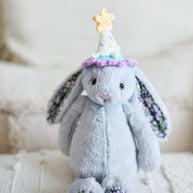 Starry Sky Birthday Crochet Doll Hat 💙⭐🎉