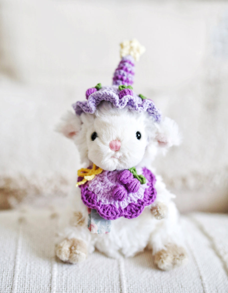 Grape Party Crochet Doll Outfit Set 🍇⭐