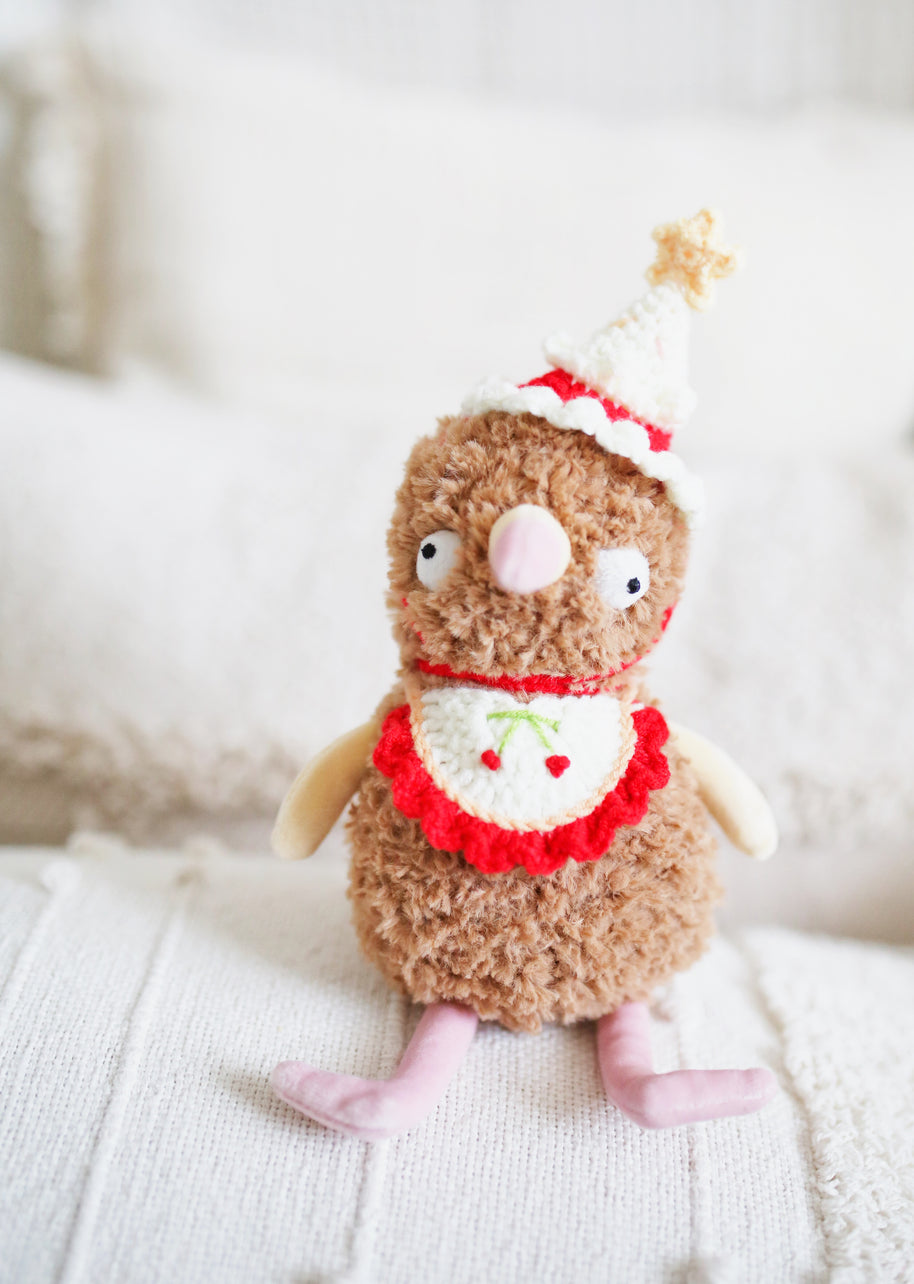 Cherry Birthday Crochet Doll Outfit 🍒🎉