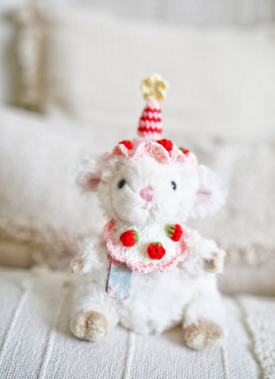 Strawberry Party Crochet Doll Outfit Set 🍓🎉