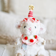 Strawberry Party Crochet Doll Outfit Set 🍓🎉
