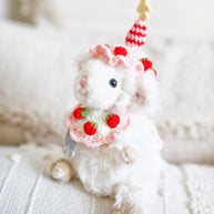 Strawberry Party Crochet Doll Outfit Set 🍓🎉