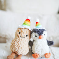 Rainbow Party Hat Crochet Doll Hat🌈🎉✨