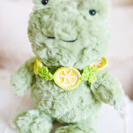 🍊 Citrus Bloom Crochet Doll Bib🍊