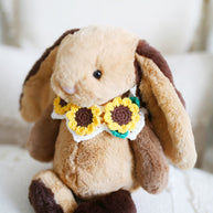 Sunshine Bloom Crochet Doll Bib