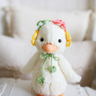 Bloom Meadow Crochet Doll Bib/Collar 🌼🌸🌿