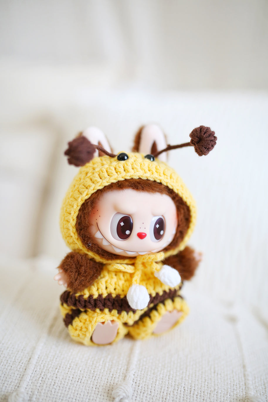 Buzzy Bee Crochet Doll Outfit Set 🐝🌼🍯