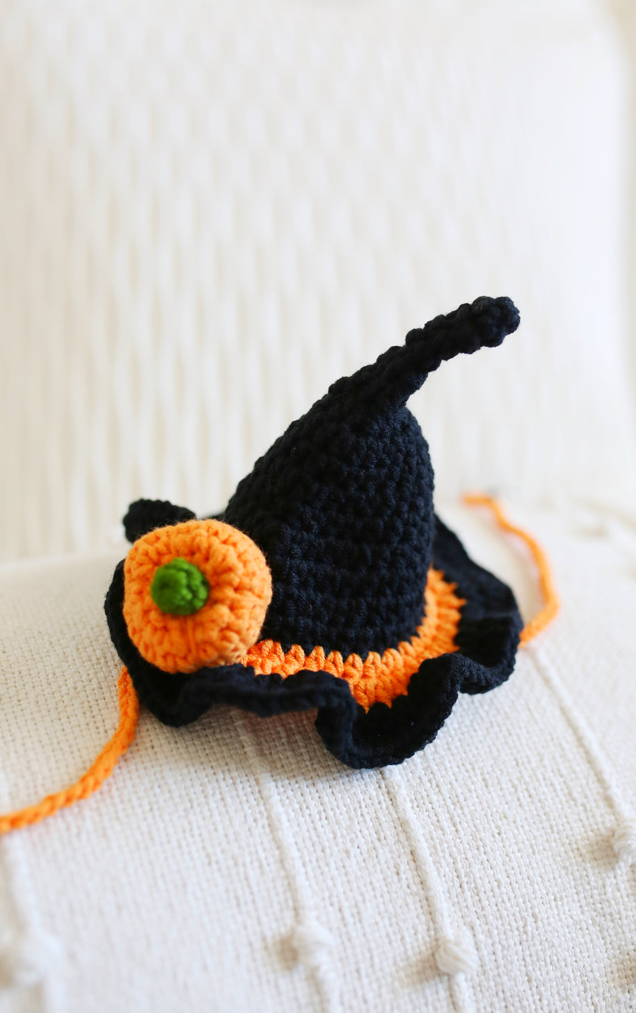 Pumpkin Spells Halloween Crochet Doll Outfit 🎃🖤✨