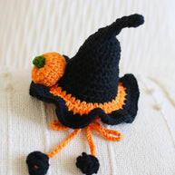 Pumpkin Spells Halloween Crochet Doll Outfit 🎃🖤✨
