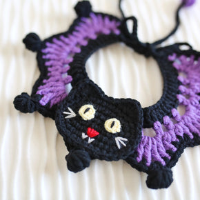 Midnight Meow Halloween Crochet Doll Outfit 💜✨