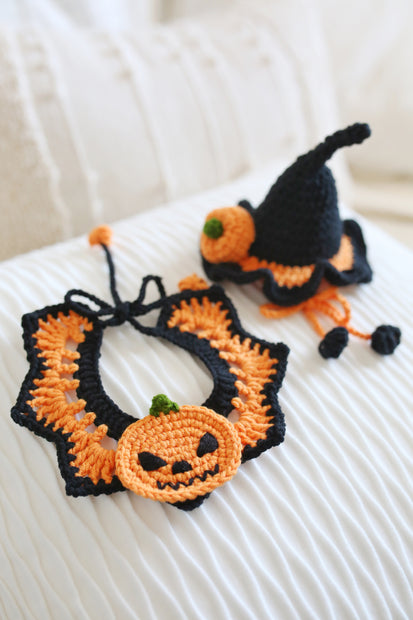 Pumpkin Spells Halloween Crochet Doll Outfit 🎃🖤✨