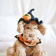 Pumpkin Spells Halloween Crochet Doll Outfit 🎃🖤✨