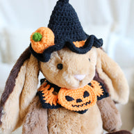 Pumpkin Spells Halloween Crochet Doll Outfit 🎃🖤✨