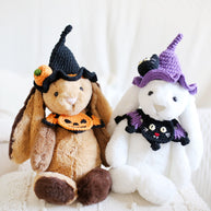 Handmade Midnight Meow Halloween Crochet Doll Outfit 💜✨