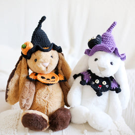 Midnight Meow Halloween Crochet Doll Outfit 💜✨