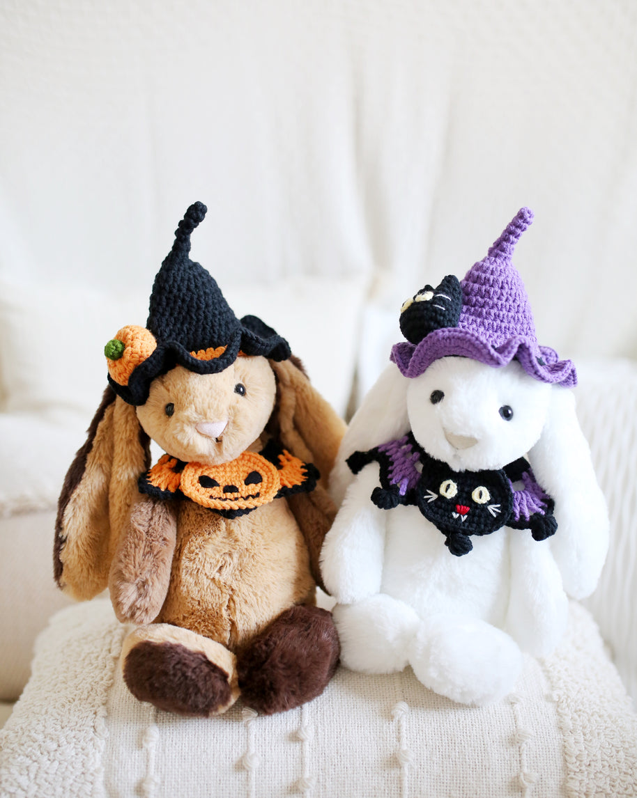 Pumpkin Spells Halloween Crochet Doll Outfit 🎃🖤✨
