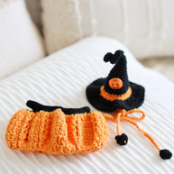 🎃 Pumpkin Patch Halloween Crochet Outfit 🖤✨
