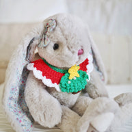 🎄 Merry Pines Crochet Collar  – Handmade Christmas Tree Collars for Plush Toys, Dolls & Pets