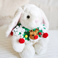 ✨Rudy Reindeer Crochet Collar  🦌❄️ – Holiday Outfit for Plushies, Dolls & Pets🎁