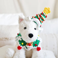 ✨Rudy Reindeer Crochet Collar  🦌❄️ – Holiday Outfit for Plushies, Dolls & Pets🎁