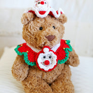 🎅 Santa’s Cheer Crochet Collar🎄✨
