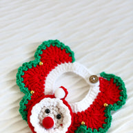 🎅 Santa’s Cheer Crochet Collar🎄✨