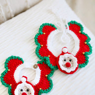 🎅 Santa’s Cheer Crochet Collar🎄✨