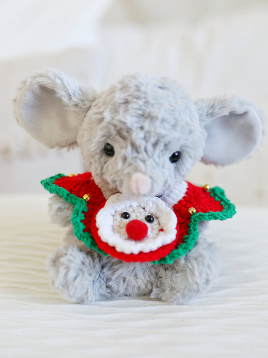 🎅 Santa’s Cheer Crochet Collar🎄✨