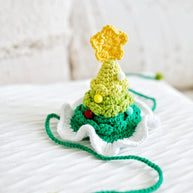 🌟 Golden Glow Tree Hat ✨🎄