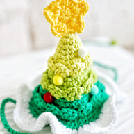 🌟 Golden Glow Tree Hat ✨🎄