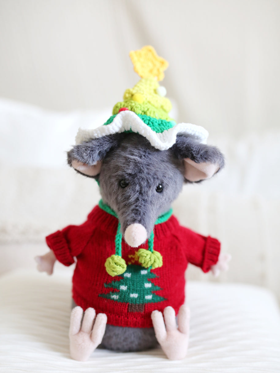 🌟 Golden Glow Tree Hat ✨🎄