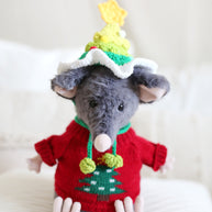 🌟 Golden Glow Tree Hat ✨🎄