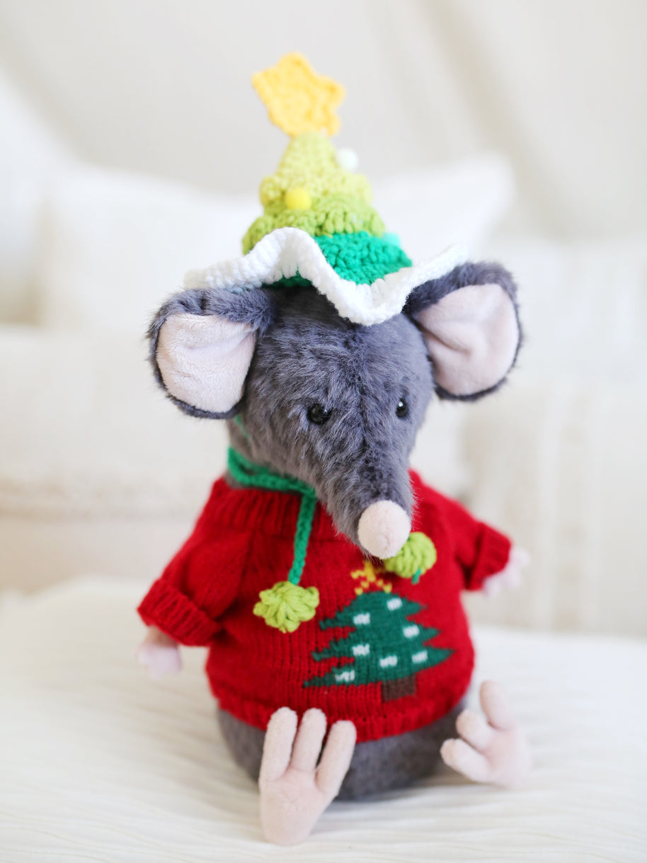 🌟 Golden Glow Tree Hat ✨🎄