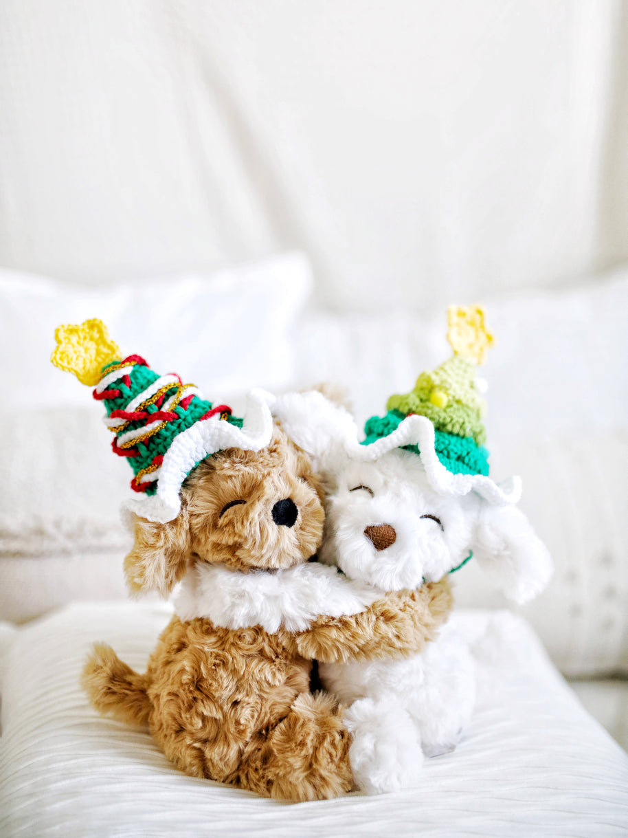 🌟 Golden Glow Tree Hat ✨🎄