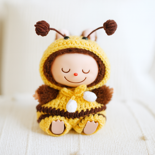 Buzzy Bee Crochet Doll Outfit Set 🐝🌼🍯