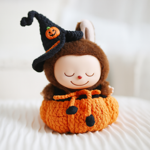 🎃 Handmade Pumpkin Patch Halloween Crochet Outfit 🖤✨