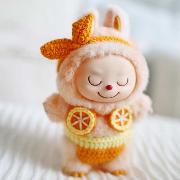 Citrus Splash Crochet Doll Bikini Set 🍊👙✨
