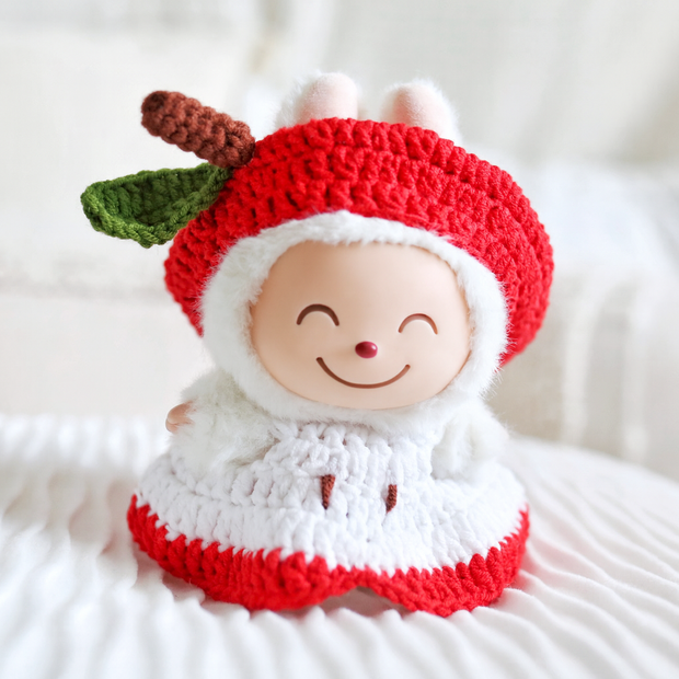 Apple Delight Crochet Doll Outfit Set 🍎✨