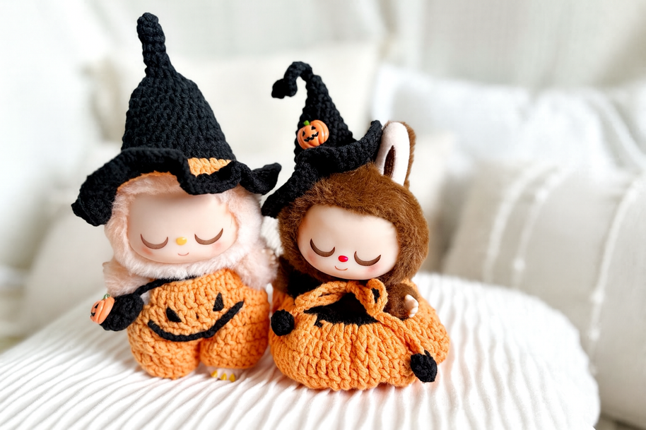 🎃 Pumpkin Patch Halloween Crochet Outfit 🖤✨