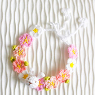 Blossom Bunny Crochet Doll Bib/Collar 🌸🐰💖