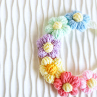 Pastel Petals Crochet Doll Bib/Collar - Yellow🌸🌼✨