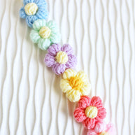 Pastel Petals Crochet Doll Bib/Collar - Yellow🌸🌼✨