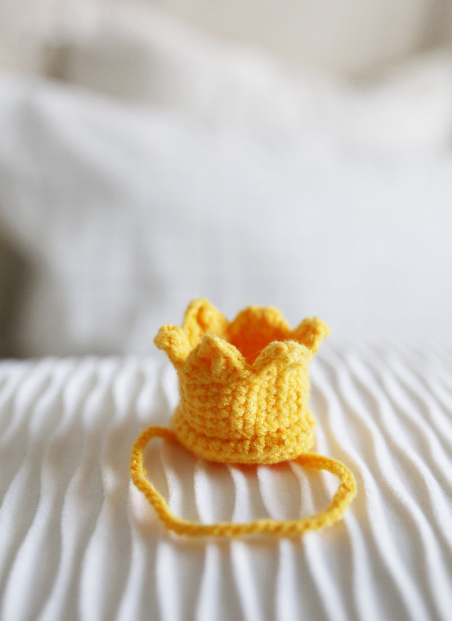 Sunshine Crown Crochet Doll Hat 👑🌼☀️