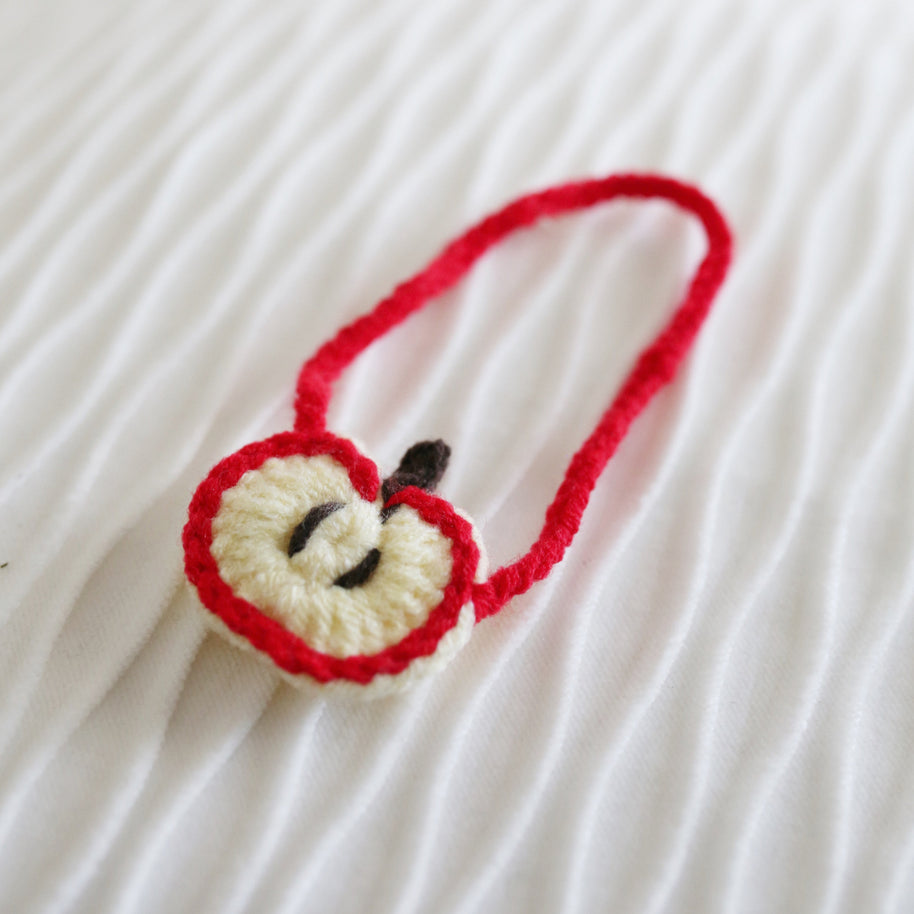 Apple Slice Crochet Crossbody Doll  Bag 🍎✨