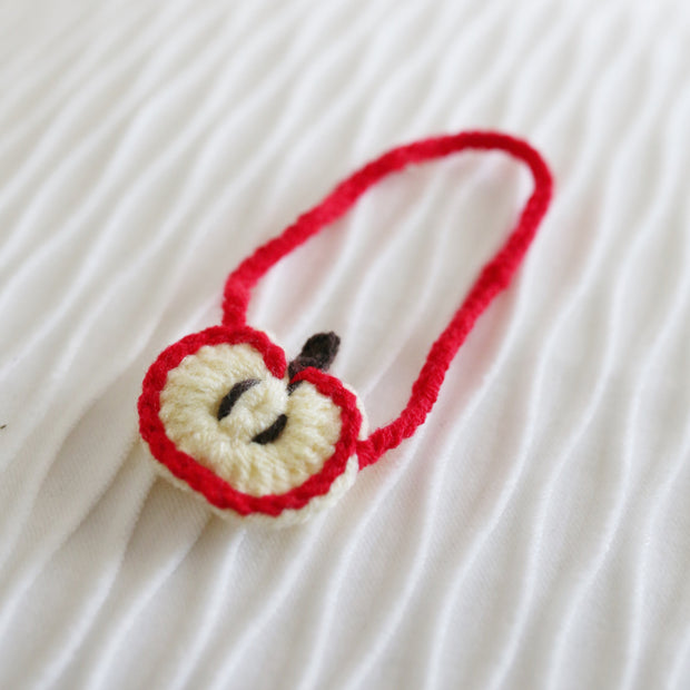 Apple Slice Crochet Crossbody Doll  Bag 🍎✨