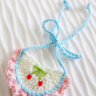 Pastel Cherry Birthday Crochet Doll Outfit 🌸💛