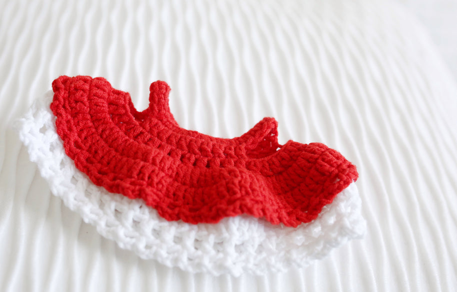 🎀Little Red Bow Crochet Doll Outfit Set ❤️🎀